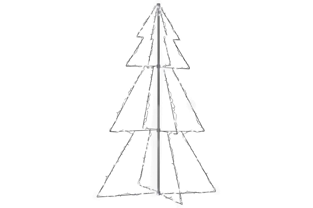 Vidaxl Christmas Cone Tree 200 Leds Indoor And Outdoor 98x150 Cm