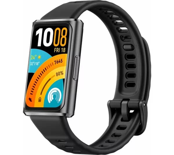 HUAWEI Band 11 Pro Fitness Tracker - Black, Fluoroelastomer Strap