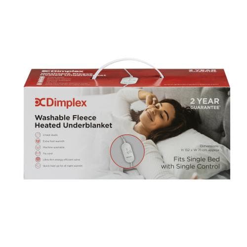 DIMPLEX SINGLE FLEECE UNDER BLANKET