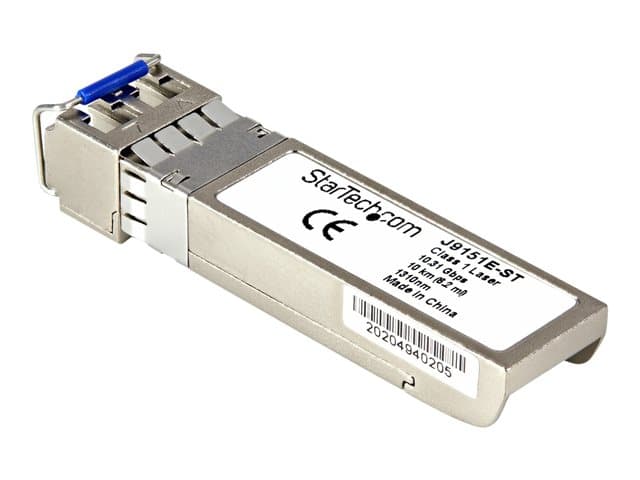 STARTECH.COM - Startech HPE J9151E Compatible SFP+ Module, 10GBASE-LR, 10GbE Single Mode (SMF) Fiber Optic Transceiver, 10GE Gigabit Ethernet SFP+, LC Connector, 10km, 1310nm, DDM, HPE 2930F, 8325, 3810M - Lifetime Warranty (J9151E-ST) - SFP+ transceiver module - 10GbE