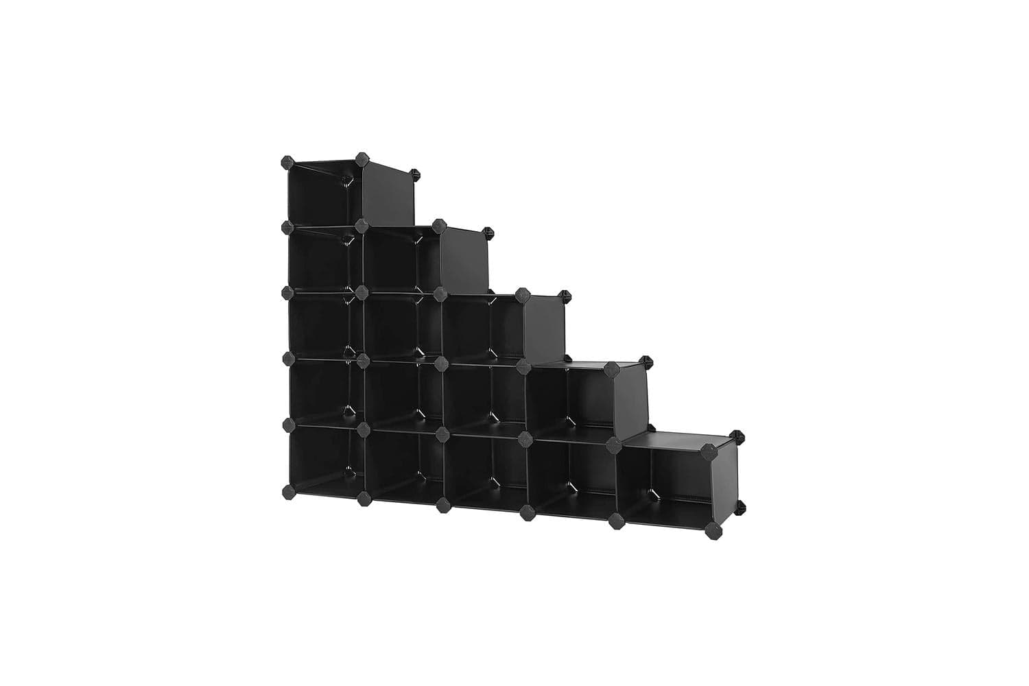 Songmics LPC44HS Modular Cabinet 16 Cubes | Black
