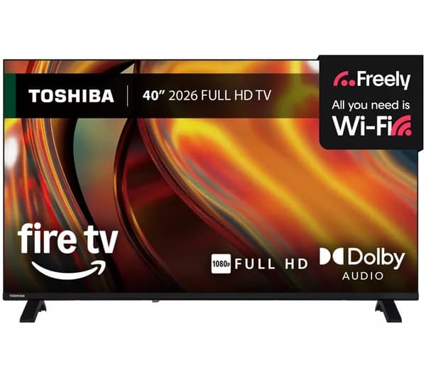 TOSHIBA Fire TV 40LF2653DB 40" Smart Full HD HDR LED TV with Freely