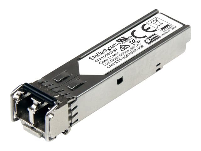 STARTECH.COM - Startech MSA Uncoded Compatible SFP Module, 1000BASE-SX, 1GbE Multi Mode (MMF) Fiber Optic Transceiver, 1GE Gigabit Ethernet SFP, LC Connector, 550m, 850nm, DDM, 1Gbps Mini GBIC Module - Lifetime Warranty (SFP1000SXST) -