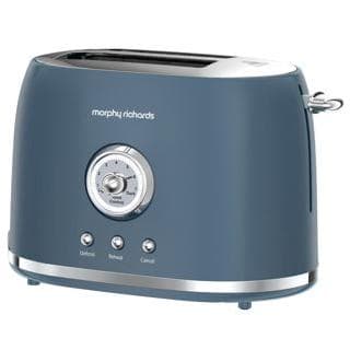 MORPHY            2 SLICE TOASTER - BLUE MATT STEEL - BOUTIQUE RANGE