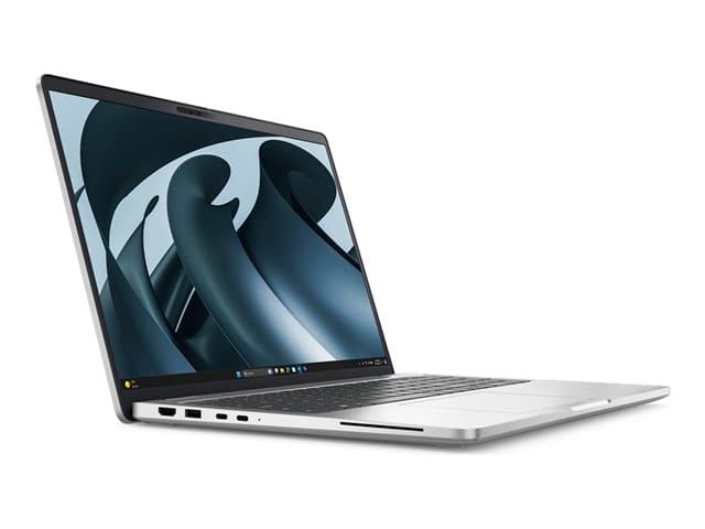 DELL - Pro 16 Plus PB16255 - Copilot+ PC - AMD Ryzen AI 5 PRO - 340 / up to 4.8 GHz - Win 11 Pro - Radeon 840M - 16 GB RAM - 512 GB SSD SED, NVMe - 16" IPS 1920 x 1200 (Full HD Plus) - Gigabit Ethernet - NFC, Wi-Fi 7 - platinum silver - BTS - with 1 Yea - No PSU