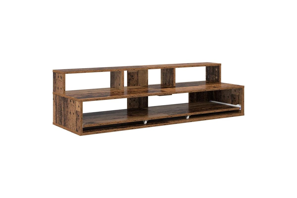 Vidaxl Studio Desk Oak Wood 152 X 425 X 36 Cm Engineered Wood