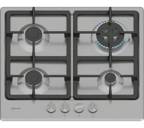 NEFF N50 T26GKH8N0 60 cm Gas Hob - Stainless Steel