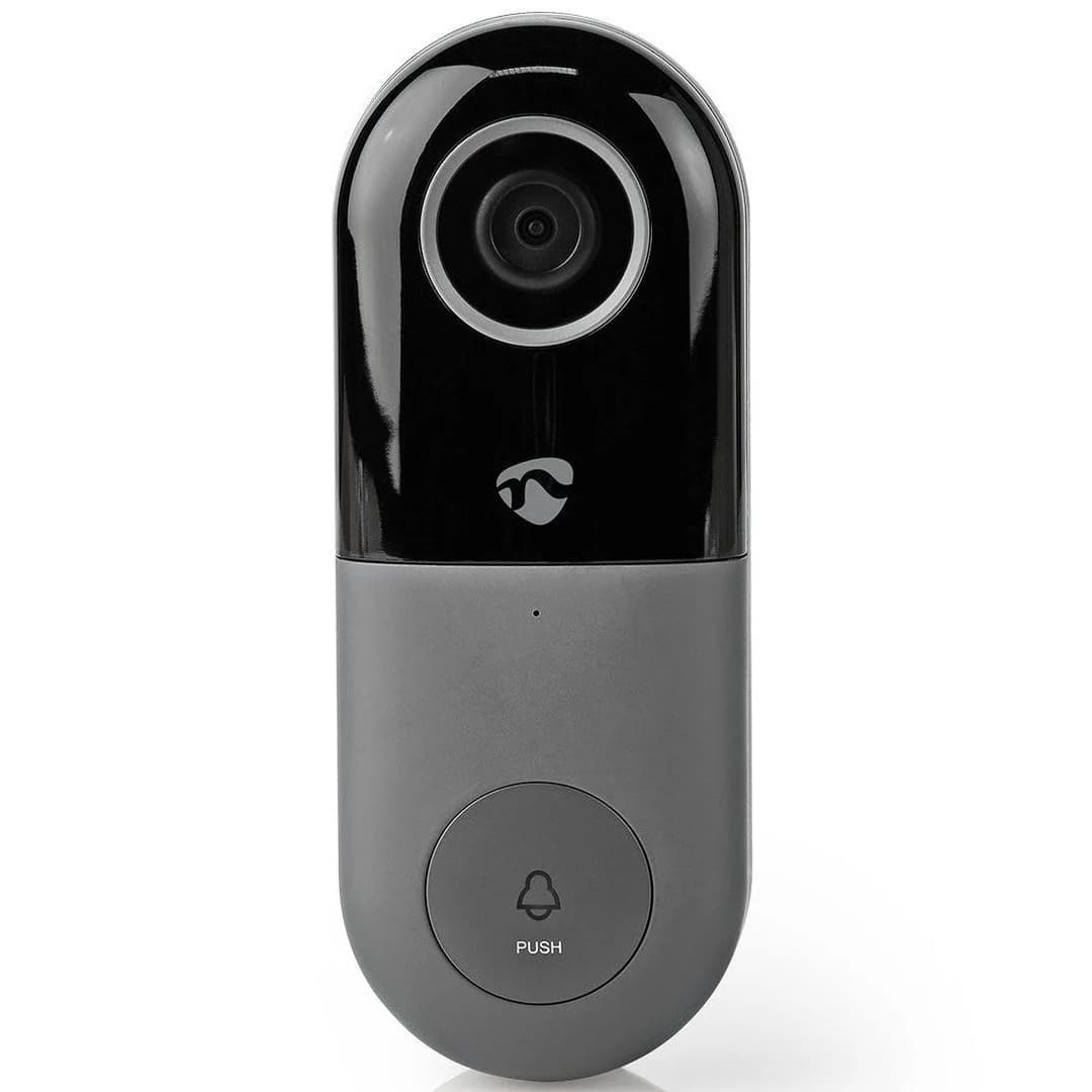 Nedis Wi-Fi Smart Video Doorbell | App Control | microSD Slot | HD 720p