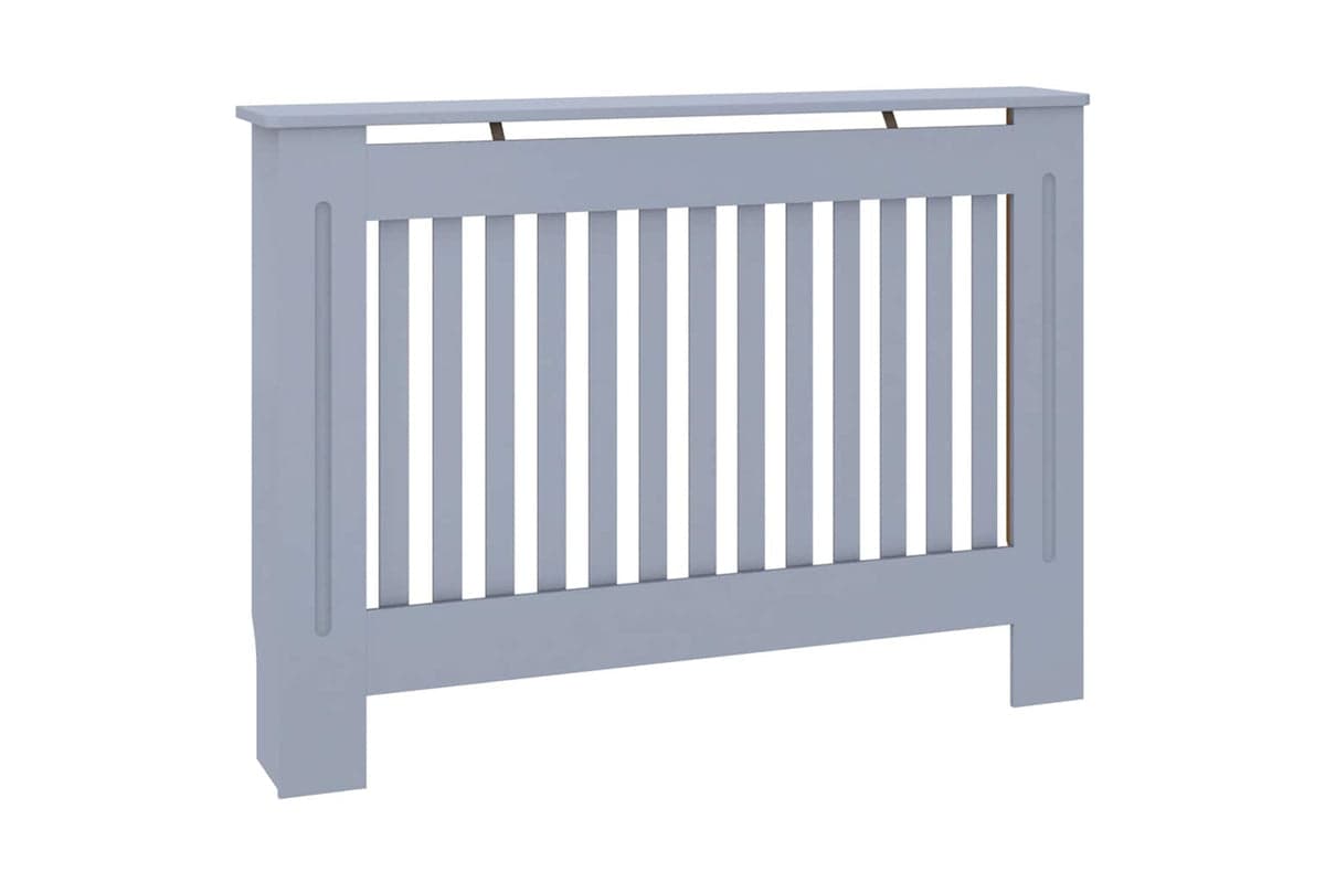 vidaXL Radiator Cover Anthracite 112x19x81.5cm Mdf