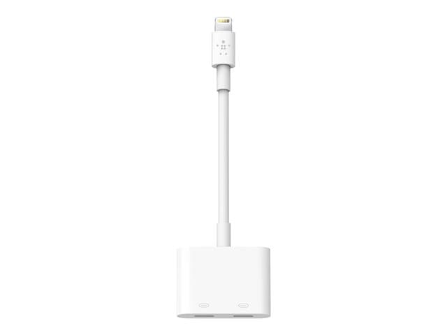BELKIN - Lightning Audio + Charge RockStar - audio / charging cable - Lightning / audio - 11.5 cm