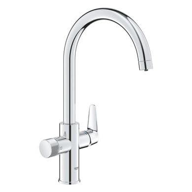Grohe Blue Pure BauCurve Single Lever Kitchen Water Filter Tap - Chrome