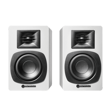 Audio Technica Powered Bookshelf Speakers - White | ATSP3XWH