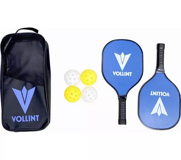 VOLLINT 2 Player Pickleball Set - Blue & Yellow