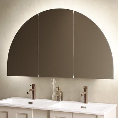 Empire Triple Door Bathroom Mirror Cabinet