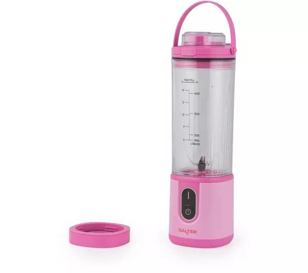 SALTER ActiBoost Portable Blender - Pink
