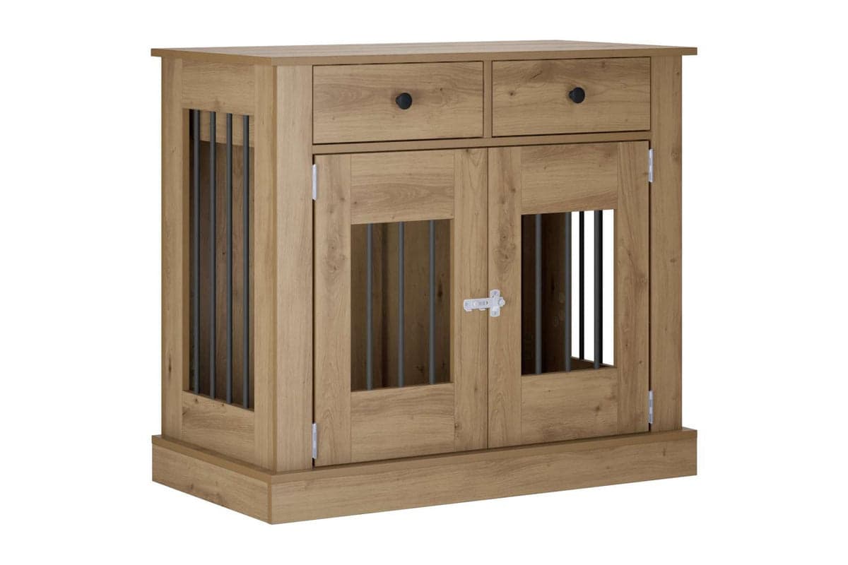 Vidaxl Dog Crate Furniture Artisan Oak 90 X 475 X 80 Cm