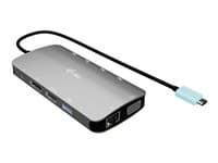 I-TEC - docking station - USB-C / USB4 / Thunderbolt 3 / Thunderbolt 4 / Thunderbolt 5 - HDMI, DP, VGA - 1GbE