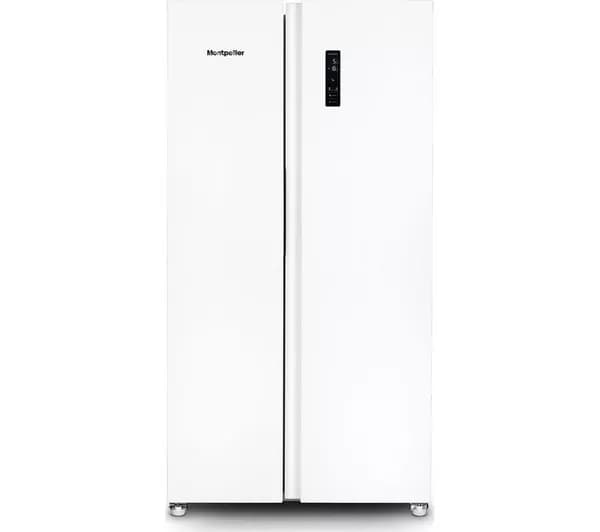MONTPELLIER MSBS442W American-Style 60/40 Fridge Freezer - White