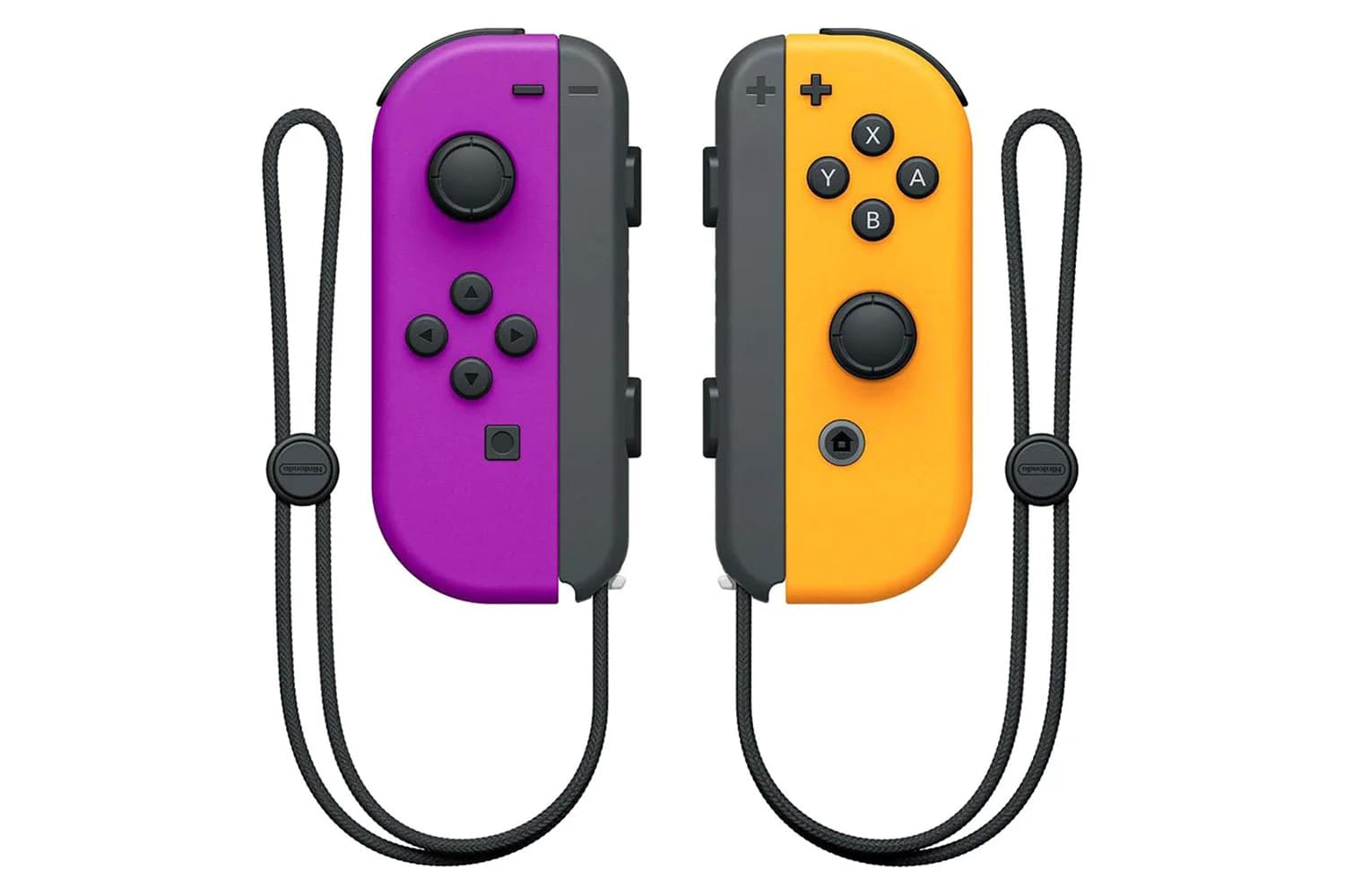 Nintendo Switch Joy-Con Controller Pair | Neon Purple/Orange