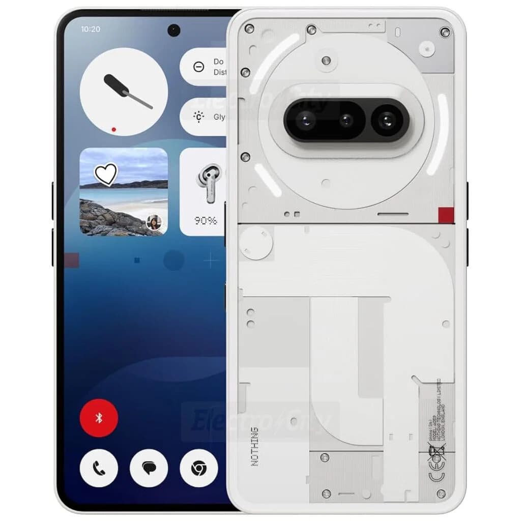 Nothing Phone 3(a) 6.8 Inch 256GB 5G Smartphone | White