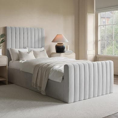 Khloe Upholstered Side-Lift Ottoman Storage Bed
