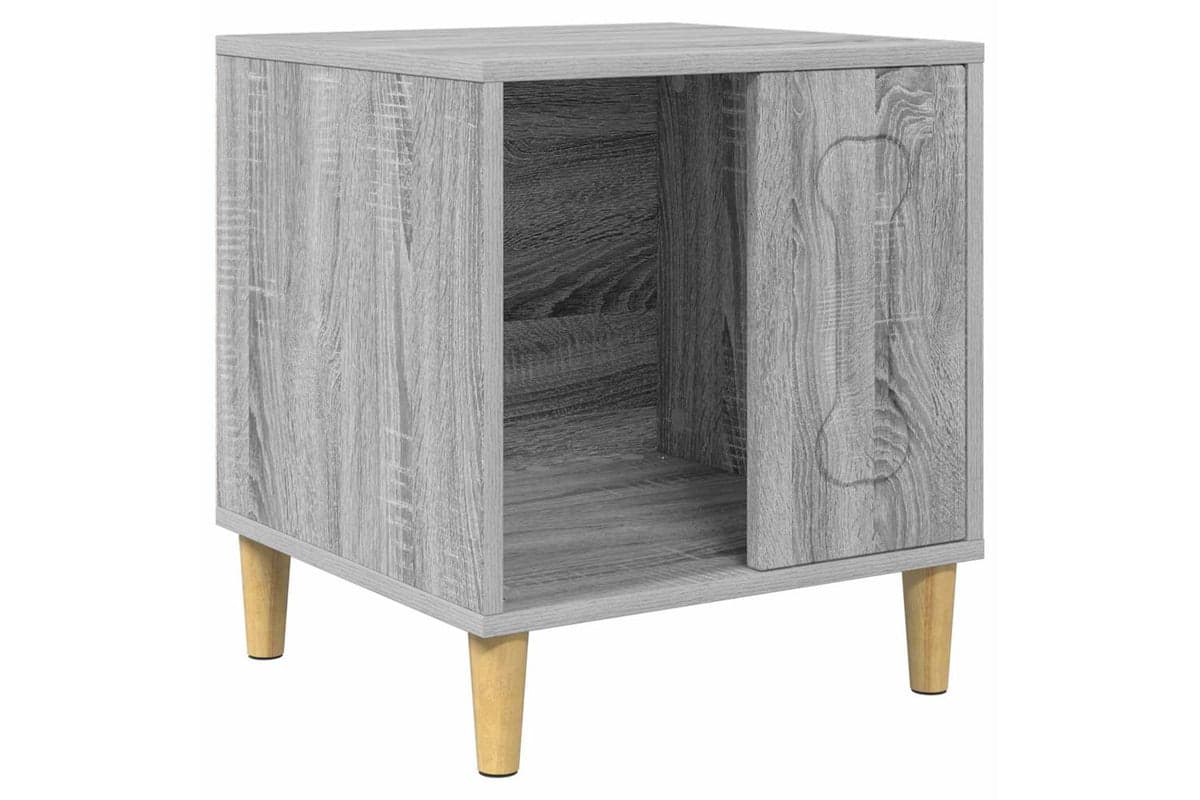 Vidaxl Dog House Grey Sonoma 44 X 42 X 49 Cm Engineered Wood
