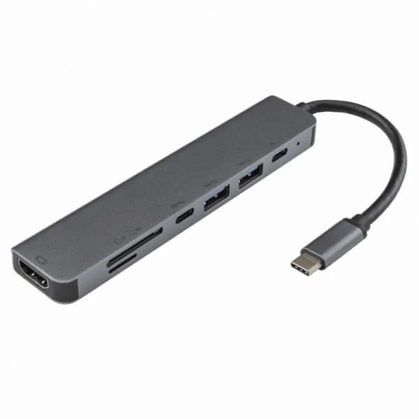 Sbox Multiport USB-C Hub - Dark Grey | TCA-71/R