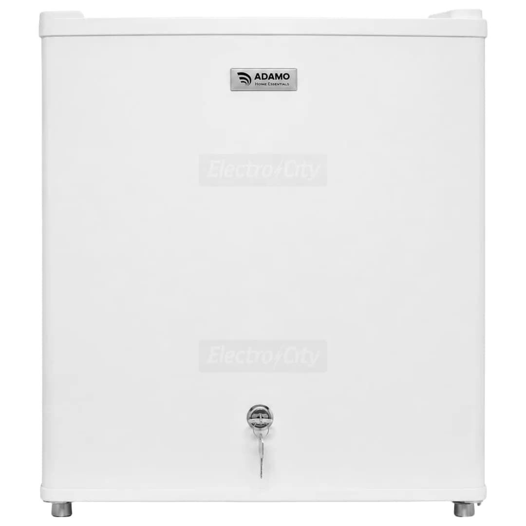 Adamo 46 Litre Table Top Fridge with Lock | White