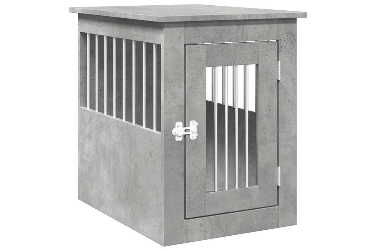 Vidaxl Dog House Concrete Grey 45x62x59 Cm Engineered Wood