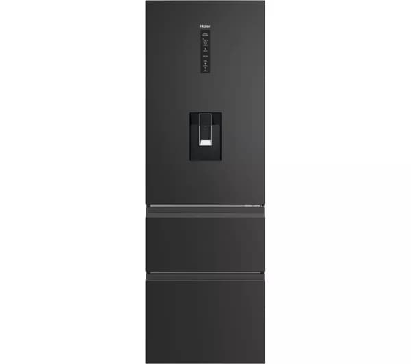 HAIER HTW3618EWPB Smart Fridge Freezer - Slate Black