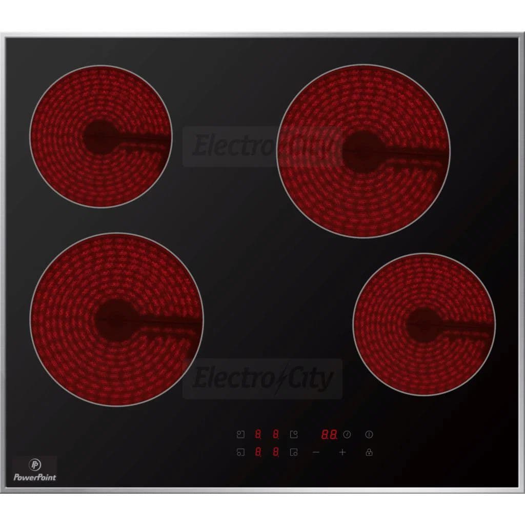 PowerPoint 60cm 4 Zone Electric Hob