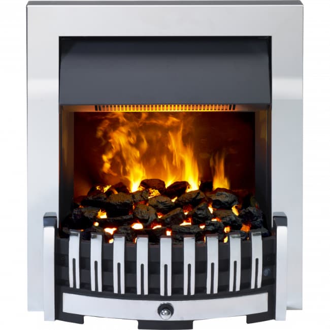 Danville Chrome Optimyst Electric Fire Inset | DNV20CH