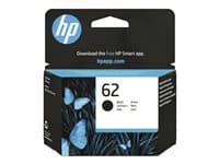 HP - 62 - C2P04AE - 1 x Black - Ink cartridge - Blister - For Envy 5640, 5644, 5646, 5660, 7640, Officejet 5740, 5742, 8040 with Neat