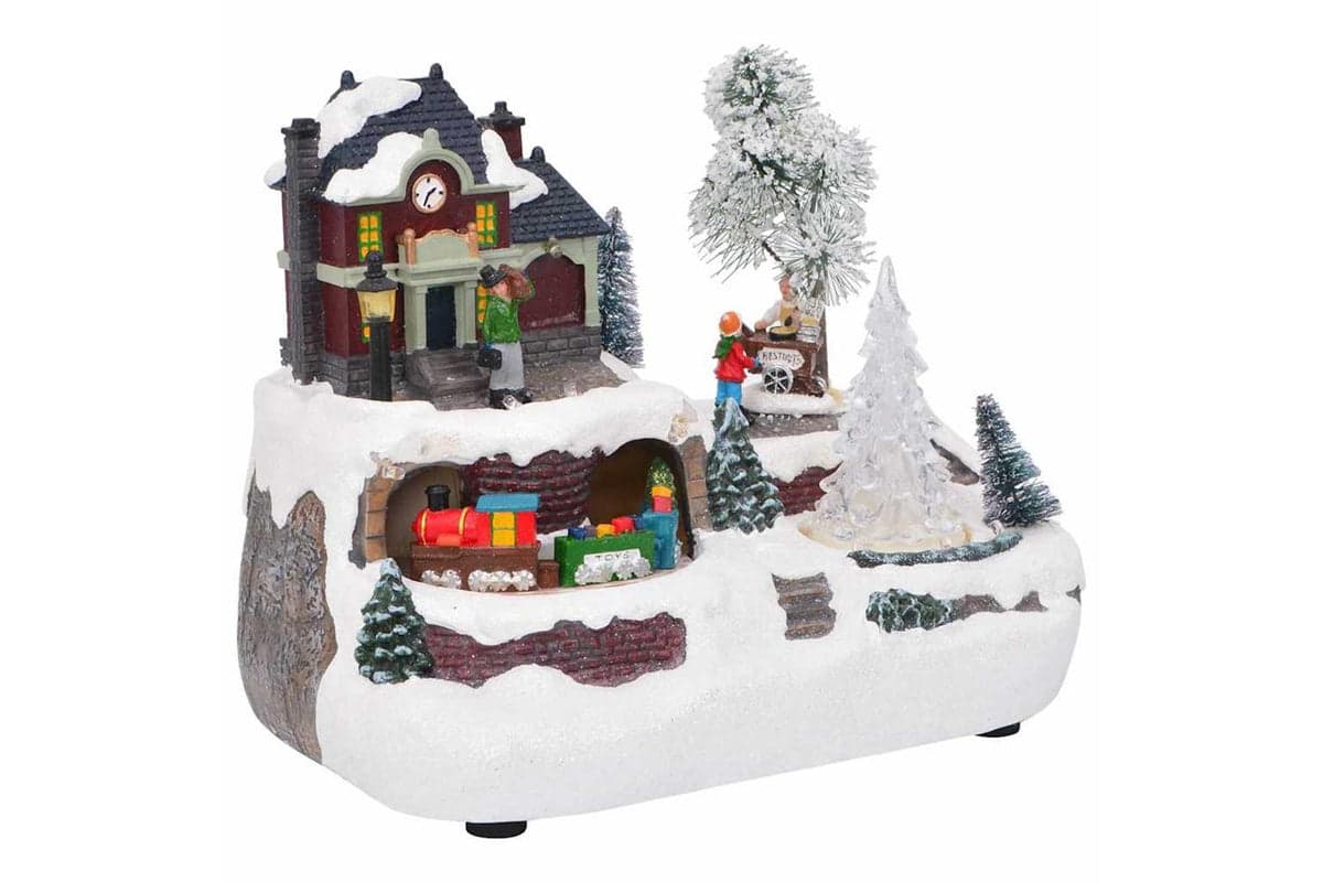 Vidaxl Christmas Tabletop Multicolour 235 X 16 X 185 Cm Resin