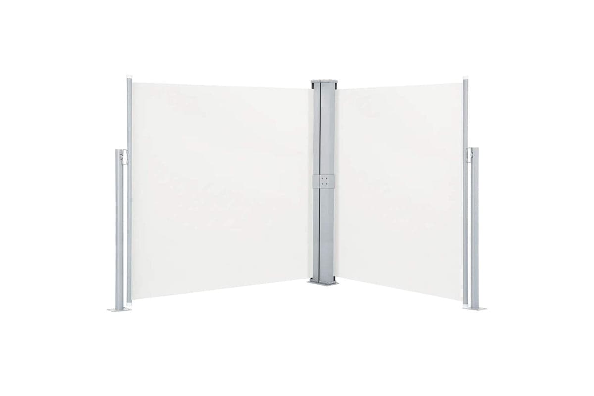 vidaXL 48455 Retractable Side Awning Cream 140x600cm
