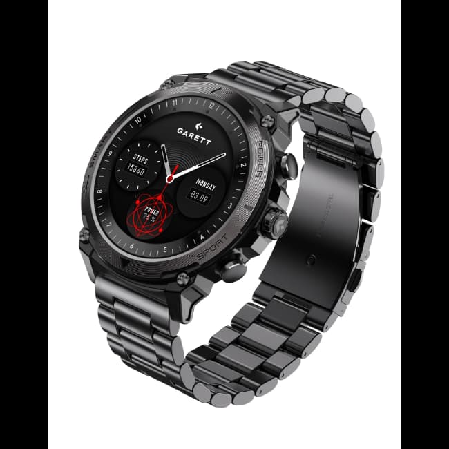 Garett Atom Smartwatch - Black Steel | ATOM-BLACK
