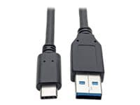 Tripp Lite - Eaton Tripp Lite Series USB-C to USB-A Cable (M/M), USB 3.2 Gen 1 (5 Gbps), Thunderbolt 3 Compatible, 6 ft. (1.83 m) - USB-C cable - USB-C to USB Type A - 1.8 m