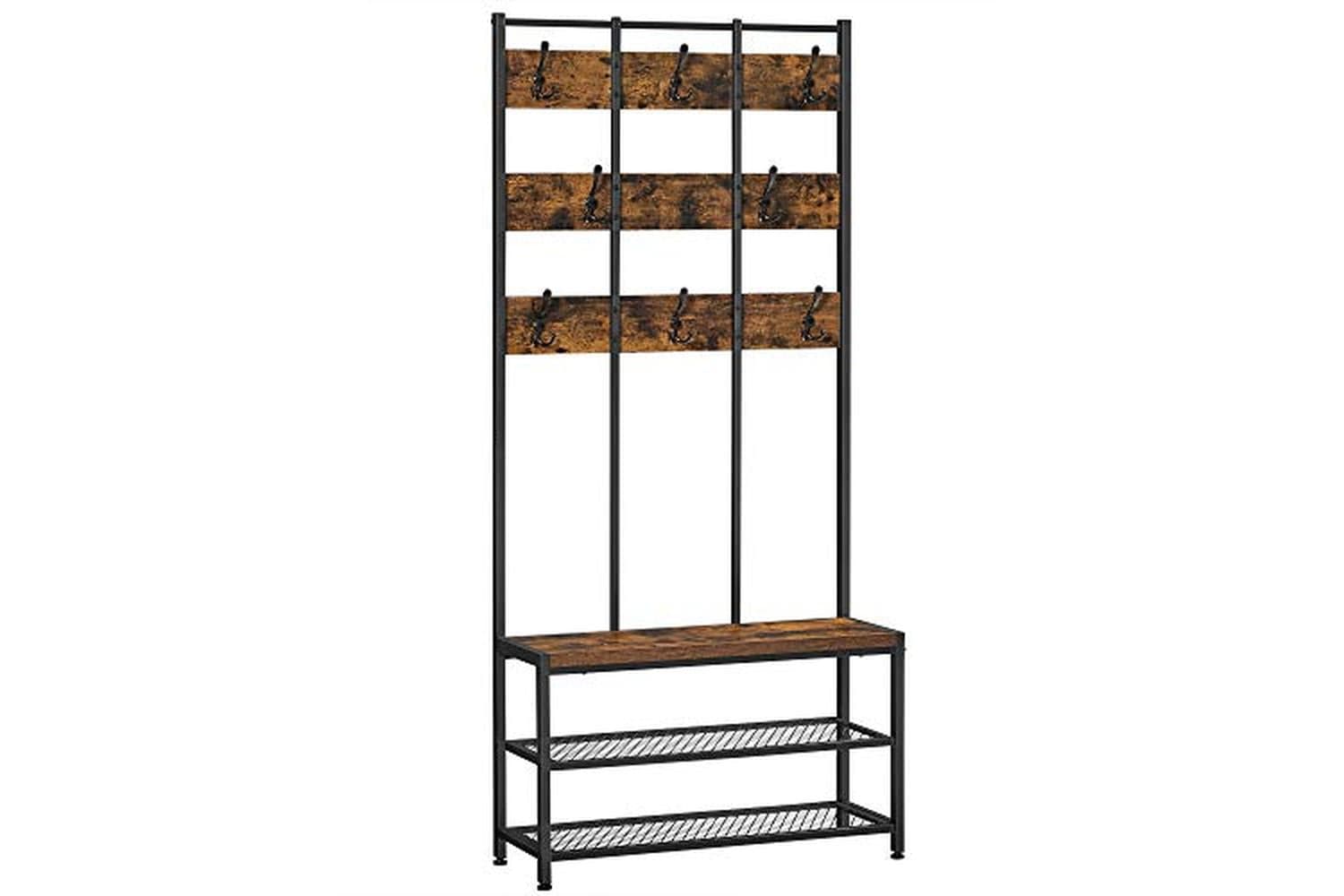 Vasagle Clothes Horse | Clothes Storage & Organiser | Metal & Wood | Standard Size