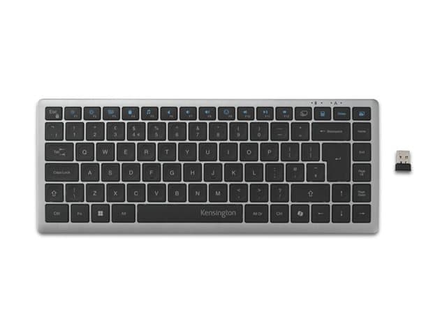 KENSINGTON - KB435 EQ - keyboard - multi-device, rechargeable compact - QWERTY - UK - space grey Input Device