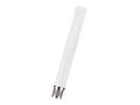 ZYXEL - ANT2105 - Antenna - 4.5 dBi (for 2.4 - 2.483 GHz), 7 dBi (for 5.15 - 5.875 GHz) - omni-directional - outdoor - grey (pack of 2)