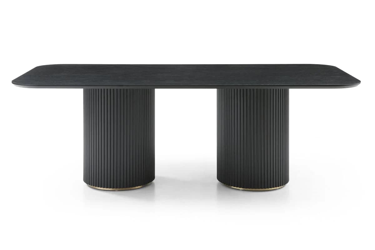 Lantine Rectangular Dining Table | Black