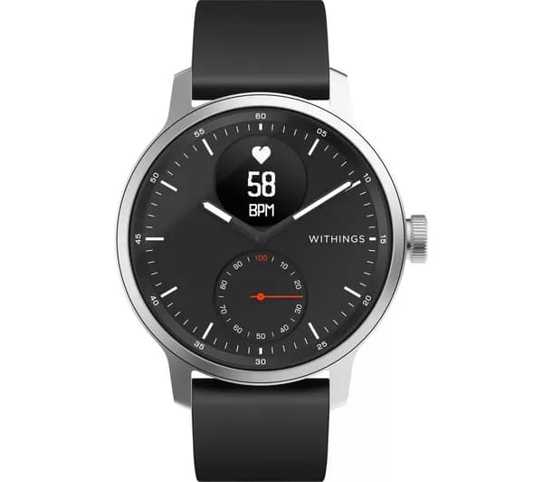 WITHINGS ScanWatch Hybrid Smart Watch - Black, 42 mm