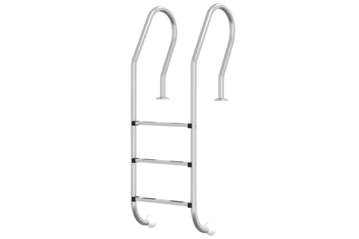 vidaXL 93461 Pool Ladder 54x38x158cm 304 Stainless Steel
