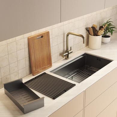 Mae Workstation Sink with Boiling Water Tap