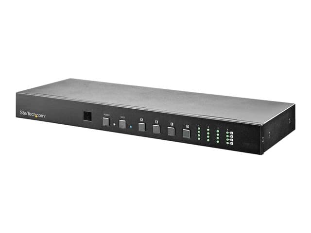 STARTECH.COM - Startech 4x4 HDMI Matrix Switch with Audio and Ethernet Control - 4K 60Hz Video - Rack Mount HDMI 2.0 Splitter with Remote (VS424HD4K60) - video/audio switch - 4 ports
