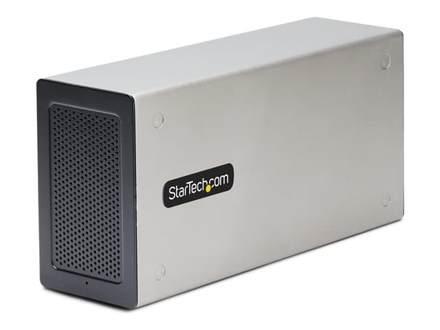 STARTECH.COM - Startech Thunderbolt 3 PCIe Expansion Chassis, Enclosure Box W/Dual PCI-E Slots, External PCIe Slots for Laptops/Desktops/All-In-Ones, 8K/4K Output Via TB3/DP 1.4 Ports - For PCI Express Cards (2TBT3-PCIE-ENCLOSURE) - system