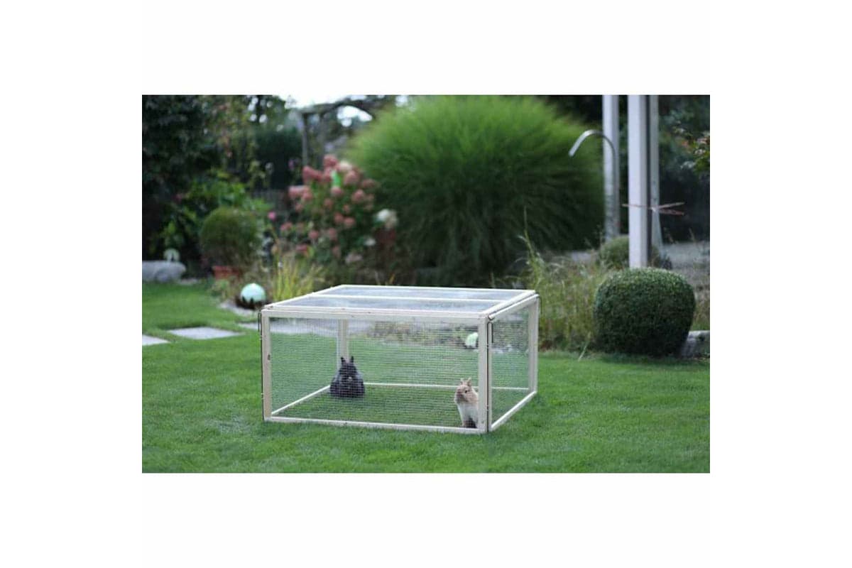 Kerbl 415657 Outdoor Pet Enclosure Vario Wood Brown 84399