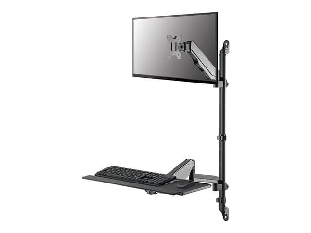 NEOMOUNTS BY NEWSTAR - Neomounts WL90-325BL1 mounting kit - sit-stand workstation - for LCD display / keyboard / mouse - black