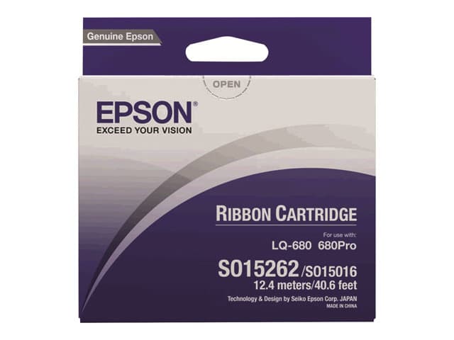 EPSON - 1 - black - printer fabric ribbon