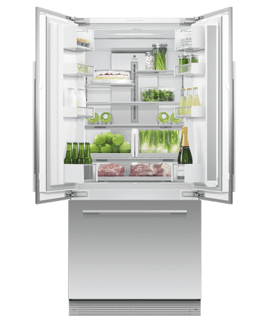 Fisher & Paykel 80cm Series 7 Integrated French Door Refrigerator Freezer | RS80A3